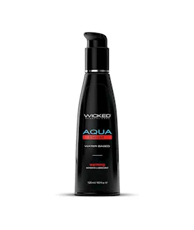 Wicked Aqua Heat Warming Water Based Lubricant 120ml