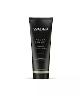 Wicked Sage  Sea Salt Sensual Massage Cream 120ml