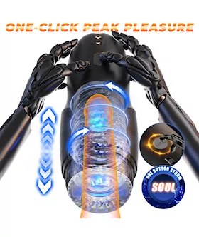 CyberSkin The Galaxy Voy Thrusting  Rotating Heating Auto Masturbator