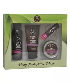 Hemp Seed Mini Mania Skinny Dip Vanilla & Fairy Floss Scented Lotion Kit