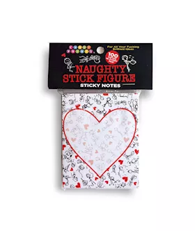 Naughty Stick Figure Sticky Notes Novelty Sticky Notes 100 Pack