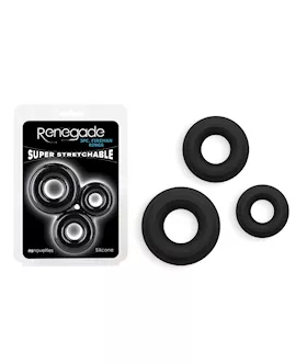 Renegade Fireman Cock Rings 3 Pack