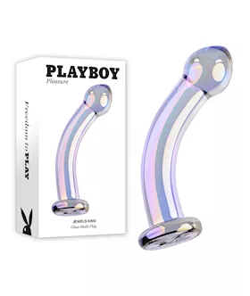 Playboy Pleasure Jewels King Glass Dildo