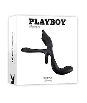 Playboy Pleasure The 3 Way Vibrating Cock Ring with Wireless Remote