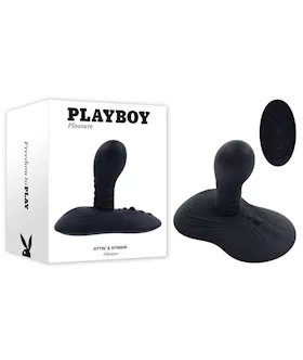 Playboy Pleasure Sittin  Spinnin Vibrator  Grinder Pad with Remote