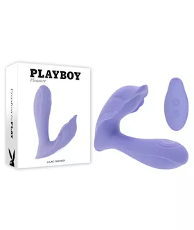 Playboy Pleasure Lilac Fantasy Tapping Vibrator with Remote
