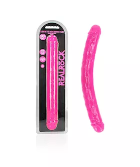RealRock Glow Double Dildo 15 Inch