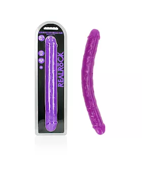 RealRock Glow Double Dildo 15 Inch