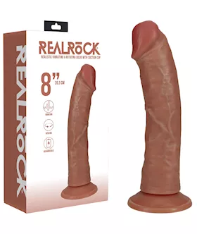 RealRock Vibrating Rotating Dildo 8 Inch
