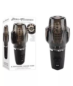 Zero Tolerance A Sucking Good Time Sucking  Vibrating Stroker
