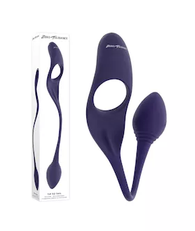 Zero Tolerance Tip To Tail Vibrating Butt Plug with Vibrating Cock Ring