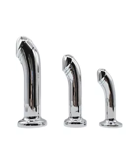 Phallic Curved Anal Plug Set