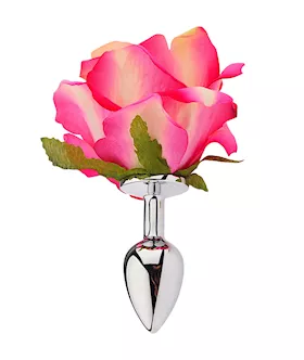 Floral Steel Anal Plug