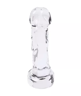 Lucent Realistic Glass Dildo