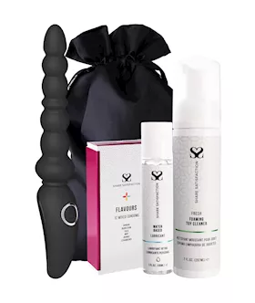 Amore Beaded Vibrating Massage Wand  Essentials Bundle