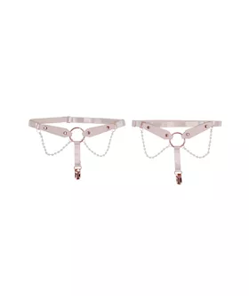 Peaches N Creame Pearl Garters
