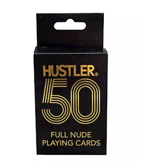 Hustler 50 Full Nude Playing Cards