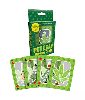 Pot Leaf Waterproof Playing Cards