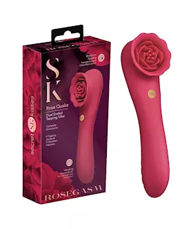 Secret Kisses Rosegasm Rose Quake Vibrator