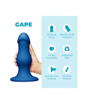 Gape Bulbous Dildo 8.3 Inch