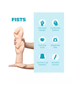 Fists Fist Style Realistic Dildo 14.5 Inch