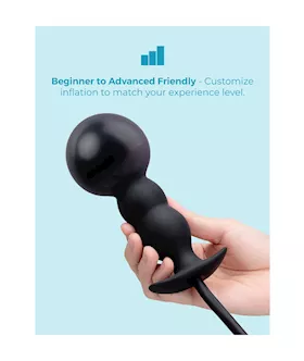 B-vibe Beaded Inflatable Anal Plug