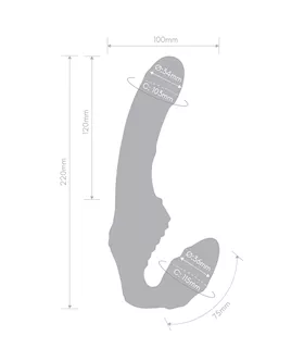 Together Strapless Remote Controlled Vibrator