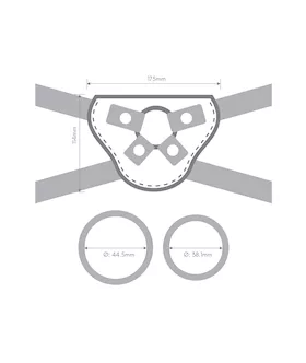 Pop Dildo & Harness Set 5.5 Inch
