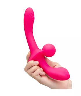 Double Tap Vibrating Strapless Strap-on