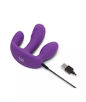 Blended Pleasure Triple-pronged Vibrator