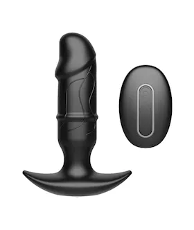Phallic Vibrating Anal Plug