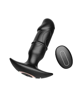 Phallic Vibrating Anal Plug