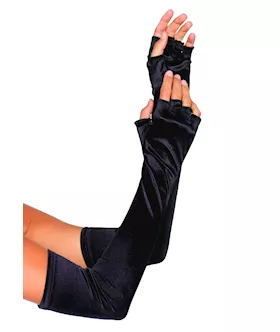 Bq Velvet Opera Fingerless Glove