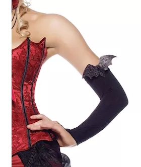 Fingerless Gloves W Bat