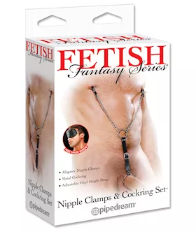 Ff Nipple Clamps & Cockring Set