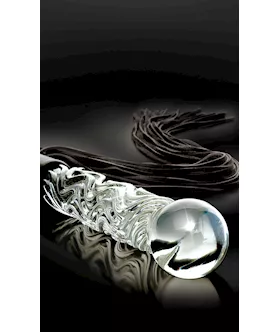 Icicles Hand-crafted Glass Flogger No 38