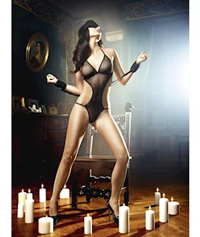 Negligee Eyemask & Cuff Set