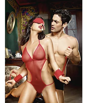 Negligee Eyemask & Cuff Set