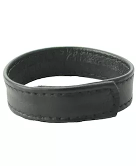 Leather Cock Ring With Velcro