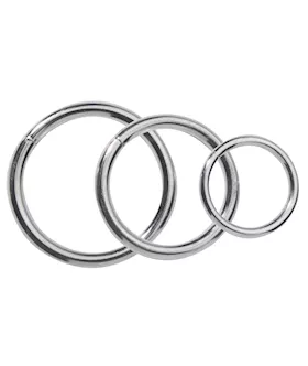 3 Set Of Metal Cock Rings