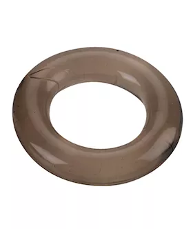 Round Elastomer Cock Ring Black