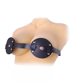 Spiked Breast Binder With Nipple Holes