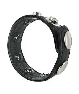 Strict Leather Spiked Speed Snap Cock Ring