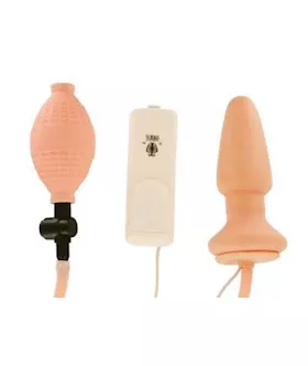 Inflatable Vibrating Anal Plug