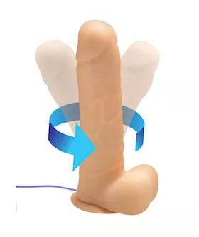 Sexflesh Turning Tom Rotating Dildo
