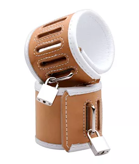 Tan Hospital Style Wrist Restraints