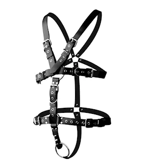Strict Leather Body Harness With Cock Ring X-large