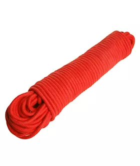 96 Foot Cotton Bondage Rope Red