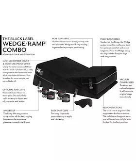 Liberator Black Label Wedge & Ramp Sex Pillow Combo