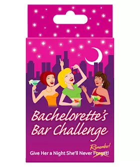 Bachelorettes Bar Challenge Card Game